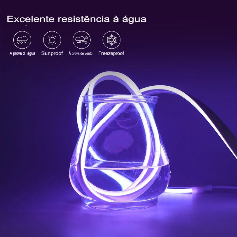 Fita LED Neon RGB Flexível Para seu quarto